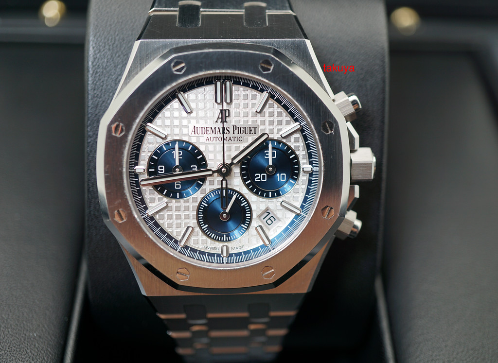 Audemars PIGUET ROYAL OAK CHRONOGRAPH 26315ST BLUE SILVER DIAL