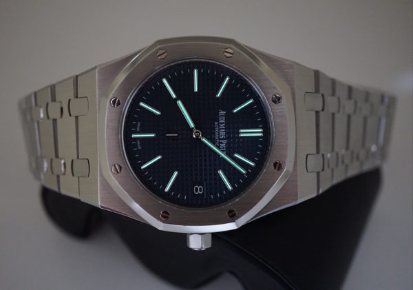 Audemars PIGUET ROYAL OAK JUMBO ULTRA THIN 15202ST BLUE J SERIES WARRANTY