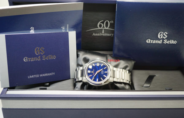 GRAND SEIKO SLGH003 60th ANNIVERSARY BLUE DIAL LIMITED 1000 PIECES 2021 FULL SET - Image 2