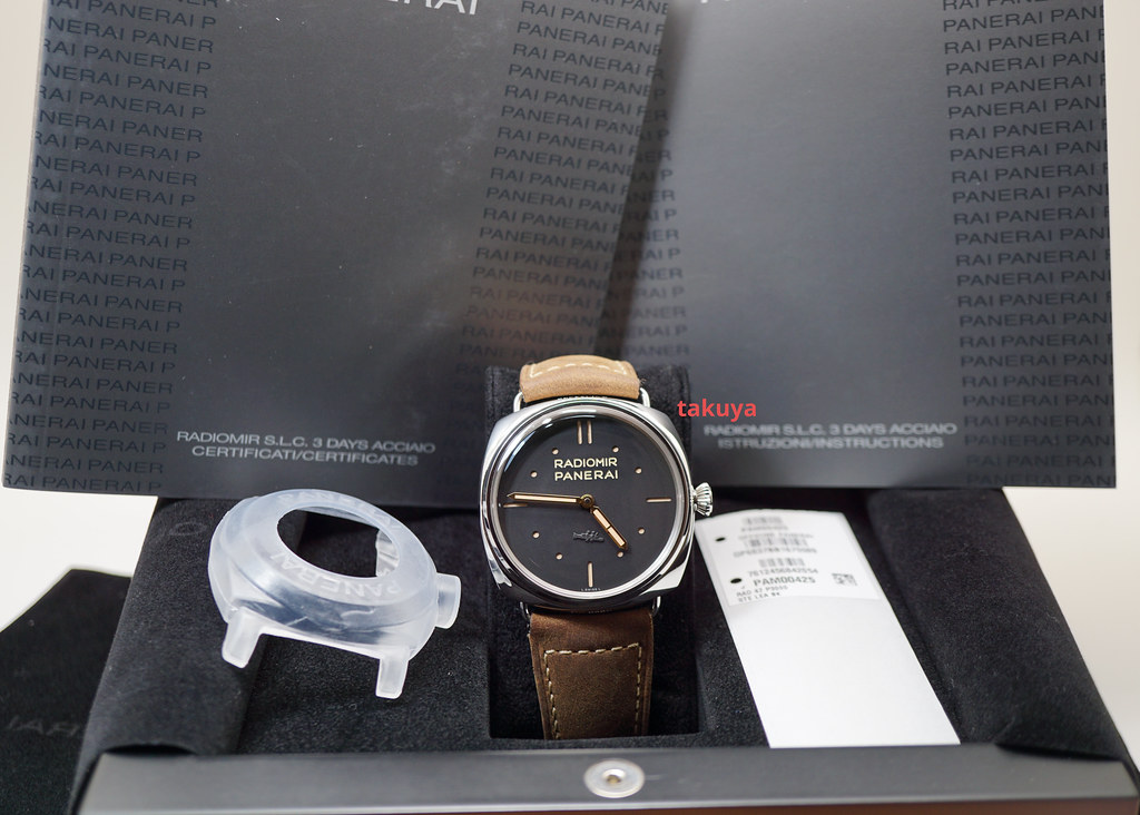 Panerai PAM 425 RADIOMIR HISTORIC SLC PIG DIAL 3 DAYS STAINLESS