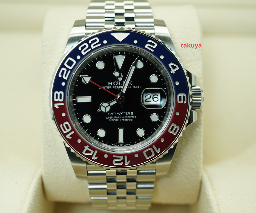 Rolex 126710BLRO PEPSI GMT MASTER II RED BLUE BEZEL JUBILEE 2020 FULL ...