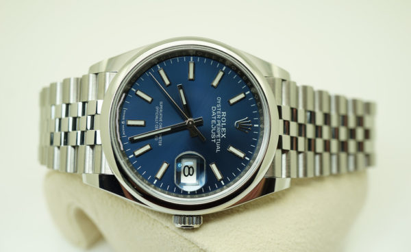 Rolex 126200 DATEJUST 36MM BLUE STICK DIAL JUBILEE BAND 2020 COMPLETE SET - Image 9