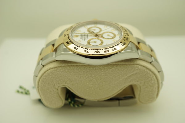 NEW Rolex 116503 DAYTONA TWO TONE YELLOW GOLD SS WHITE DIAL 2021 FULL SET - Image 4