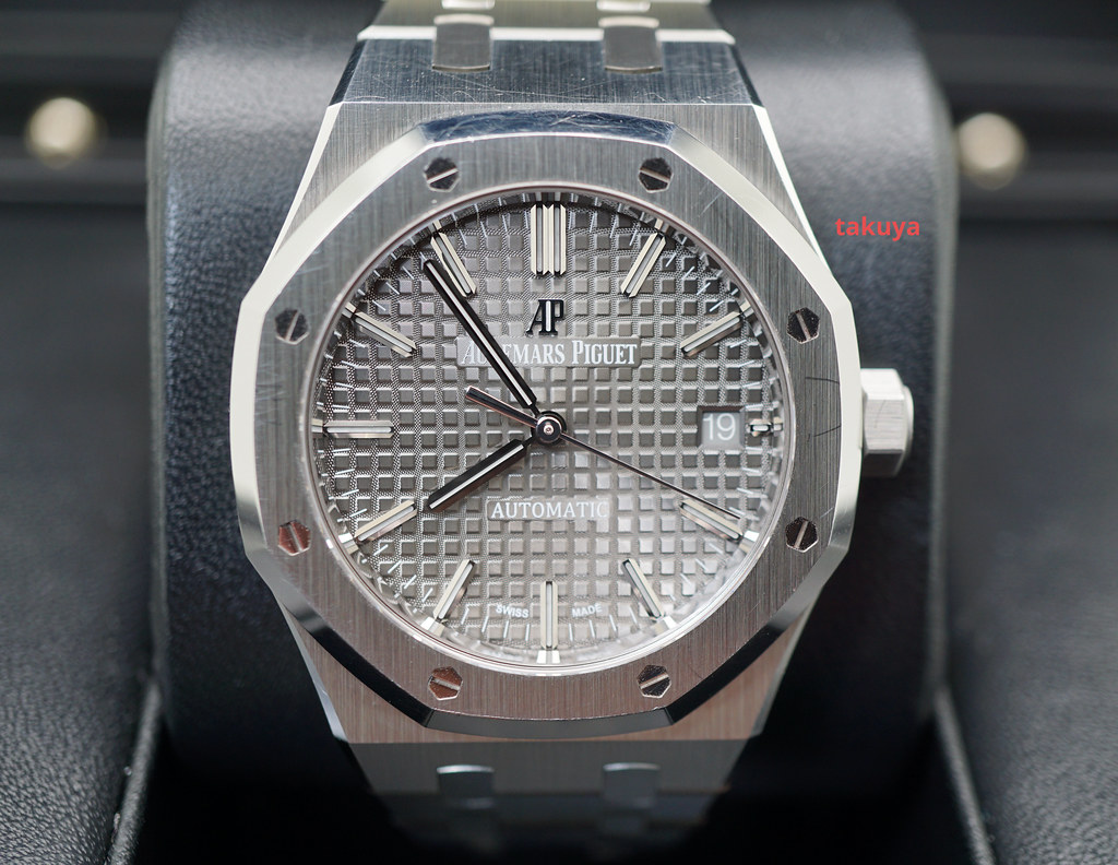 Audemars PIGUET ROYAL OAK 15450ST GREY RUTHENIUM DIAL 37MM 2020