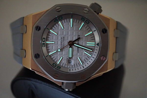 Audemars PIGUET ROYAL OAK OFFSHORE DIVER PINK GOLD JAPAN LIMITED 500 WARRANTY - Image 11