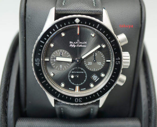 Blancpain FIFTY FATHOMS BATHYSCAPHE CHRONOGRAPH FLYBACK SS FULL SET