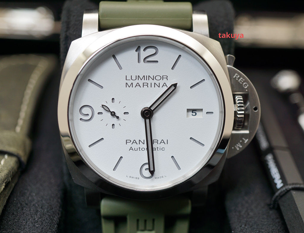 MINT Panerai PAM 1314 LUMINOR MARINA WHITE DIAL 44MM 2021 COMPLETE