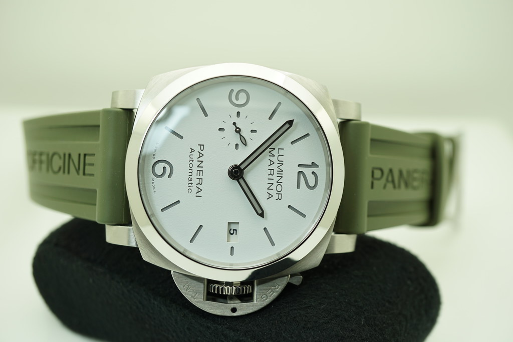 MINT Panerai PAM 1314 LUMINOR MARINA WHITE DIAL 44MM 2021 COMPLETE