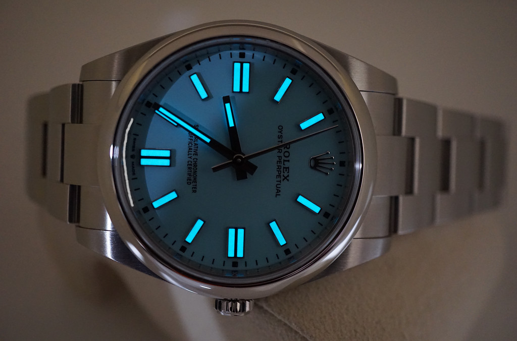 rolex oyster perpetual 2021 turquoise dial