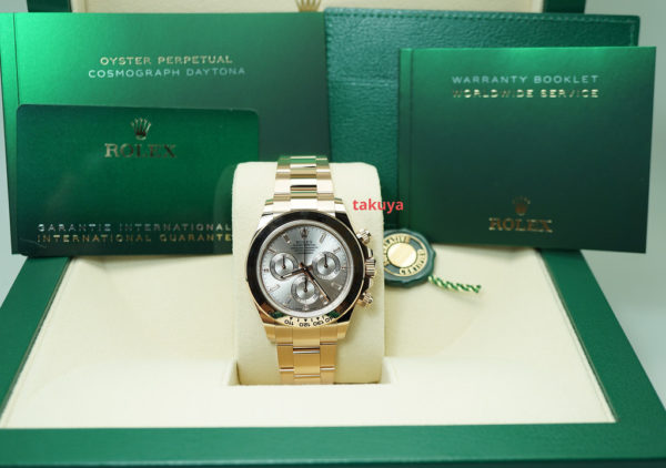 BRAND NEW Rolex 116505 DAYTONA 18K ROSE GOLD DIAMOND BAGUETTE DIAL 2021 FULL SET - Image 2