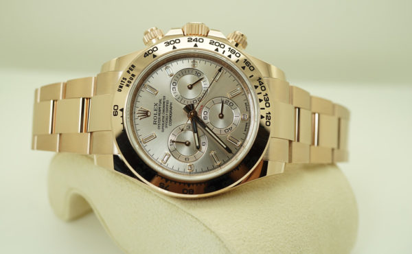 BRAND NEW Rolex 116505 DAYTONA 18K ROSE GOLD DIAMOND BAGUETTE DIAL 2021 FULL SET - Image 10