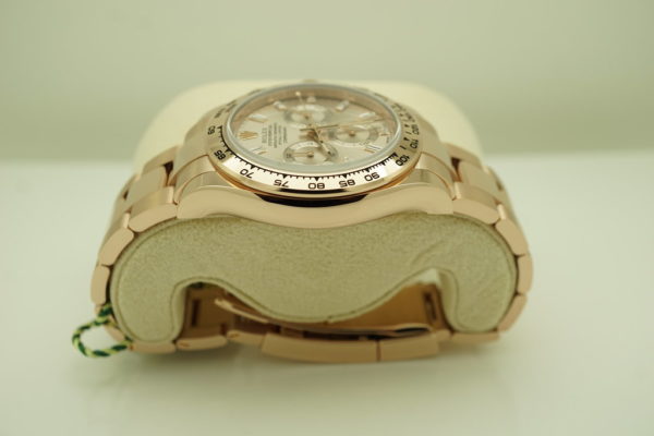 BRAND NEW Rolex 116505 DAYTONA 18K ROSE GOLD DIAMOND BAGUETTE DIAL 2021 FULL SET - Image 4