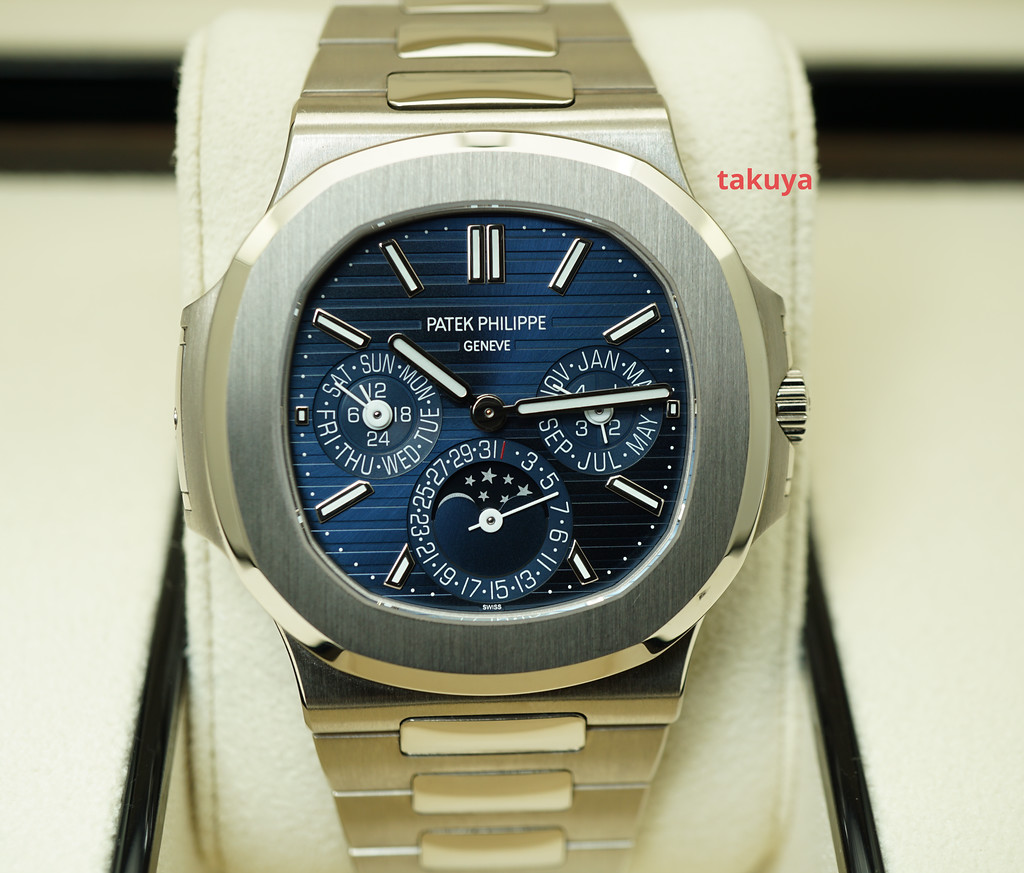Patek Philippe Nautilus Perpetual Calendar 5740 White Gold / Blue - With  box and papers 5740/1G-001 2020 » Monacowatch