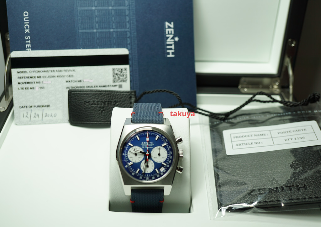 Zenith CHRONOMASTER A384 REVIVAL LIBERTY LIMITED EDITION 150