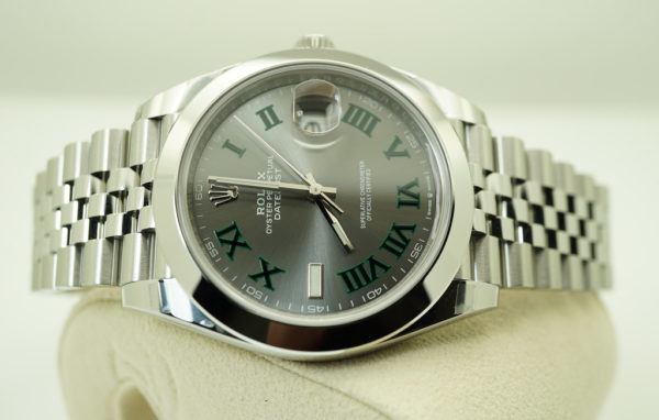 Rolex 126300 DATEJUST 41 WIMBLEDON DIAL JUBILEE BAND 2021 WARRANTY FULL SET - Image 10