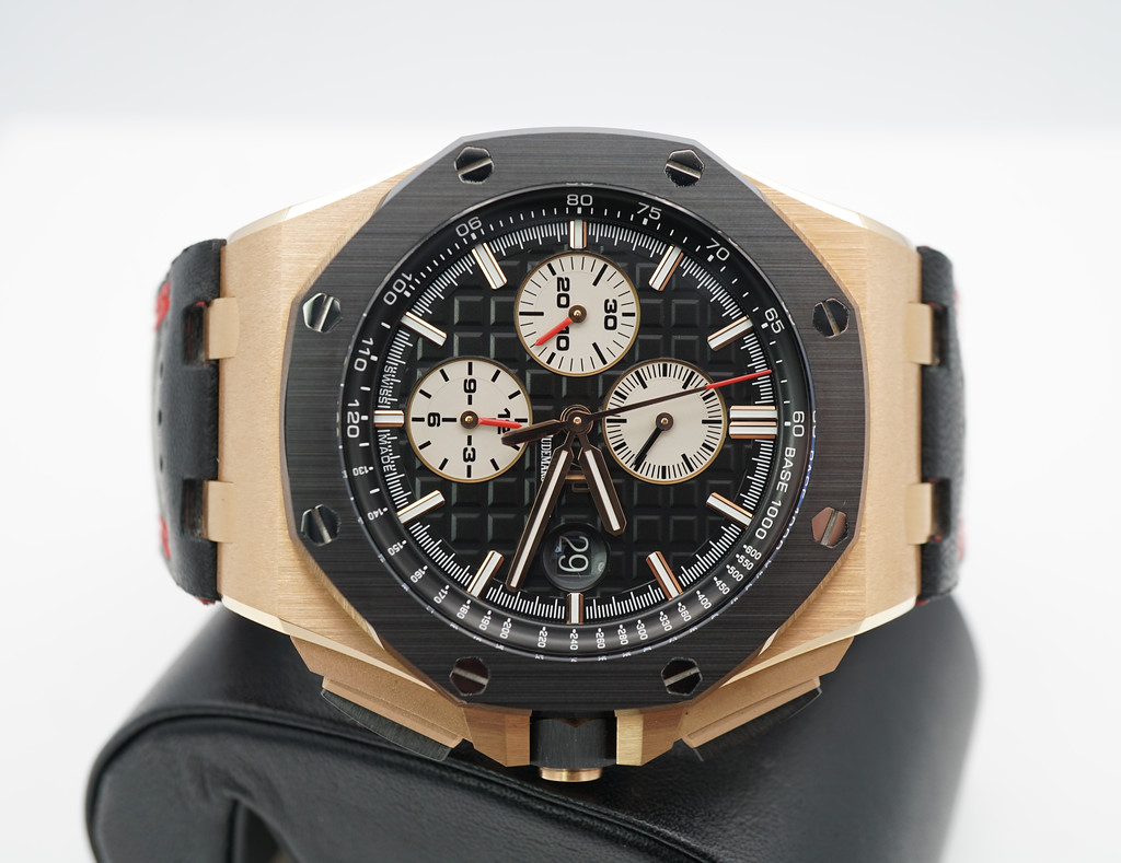 Audemars PIGUET ROYAL OAK OFFSHORE 26401RO 18K ROSE GOLD COMPLETE SET Takuya Watches