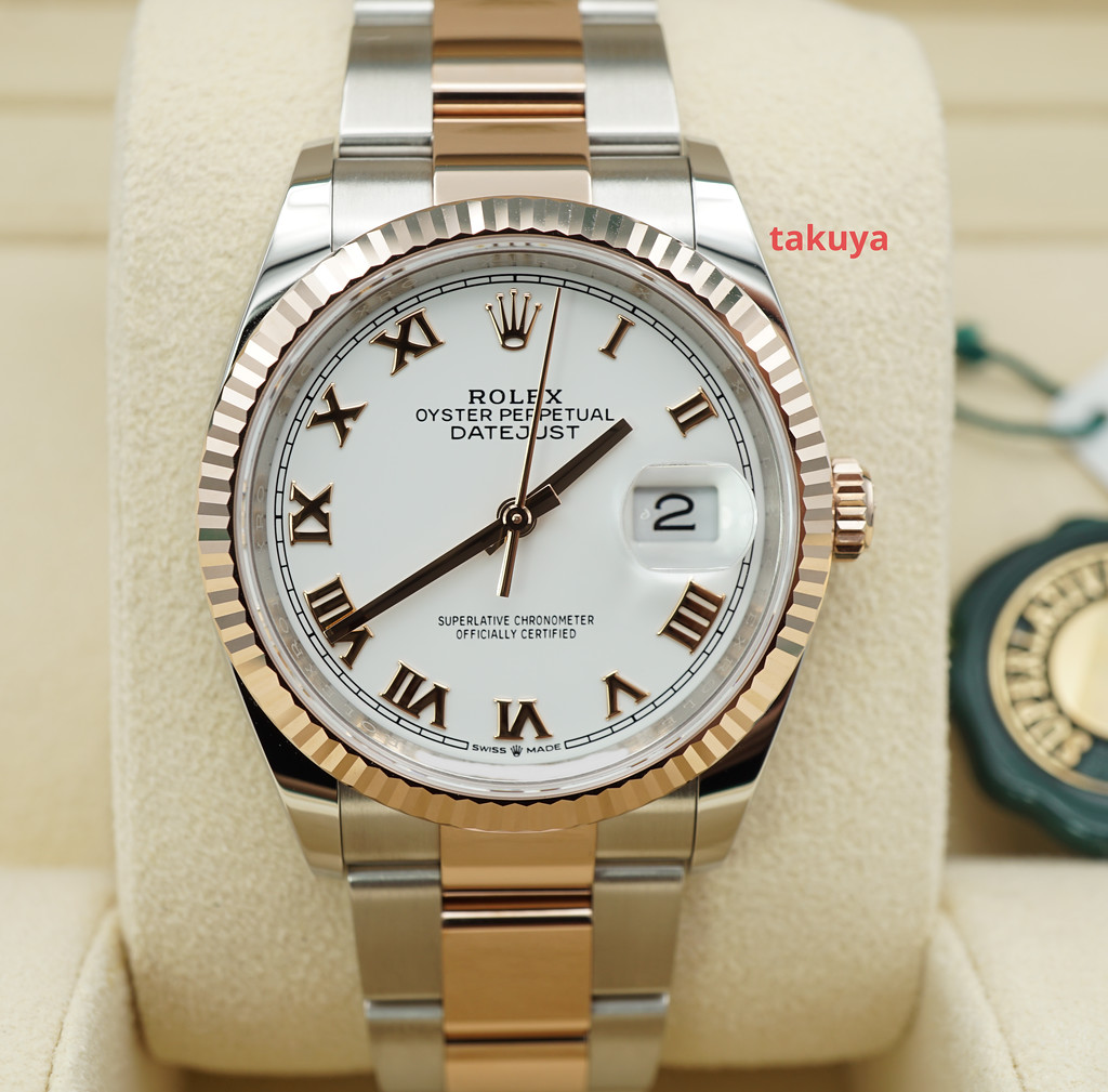 Datejust clearance 36 everose