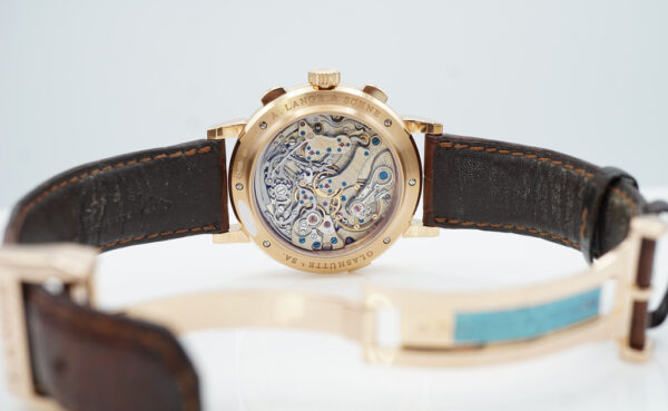 A. Lange & Sohne DATOGRAPH UP DOWN 405.031 ROSE GOLD DEPLOYANT CLASP FULL SET - Image 8