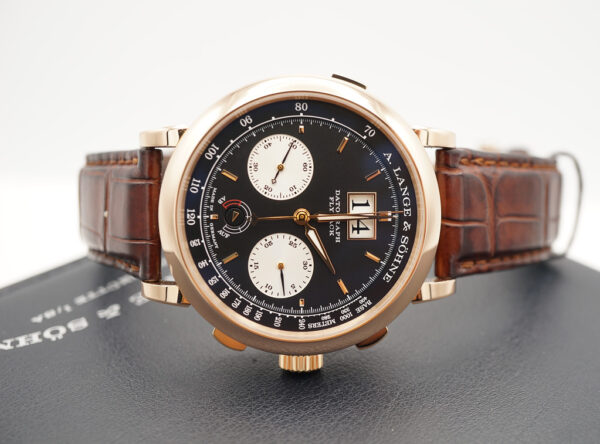 A. Lange & Sohne DATOGRAPH UP DOWN 405.031 ROSE GOLD DEPLOYANT CLASP FULL SET - Image 9