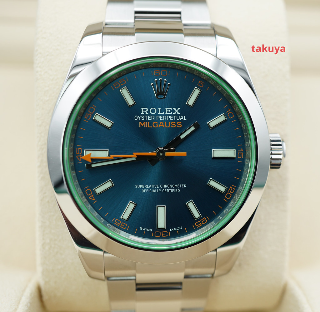 Milgauss z hot sale blue discontinued