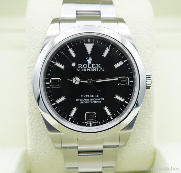 Rolex 214270 EXPLORER I STAINLESS STEEL MARK 1 DIAL 39MM DISCONTINUED BOX PAPERS