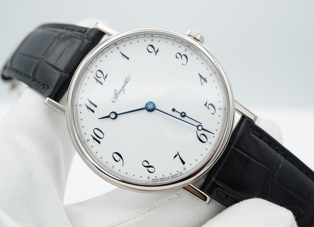 BREGUET CLASSIQUE 7147 Grand Feu Enamel Dial WHITE GOLD AUTOMATIC