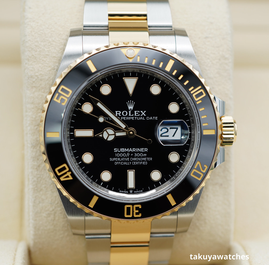 Rolex 126613LN SUBMARINER 18K YG STEEL BLACK DIAL 41MM 2023 FULL SET ...