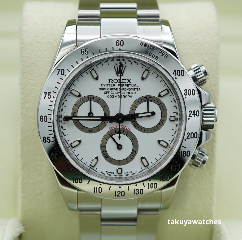 Rolex 116520 DAYTONA STAINLESS STEEL WHITE DIAL D