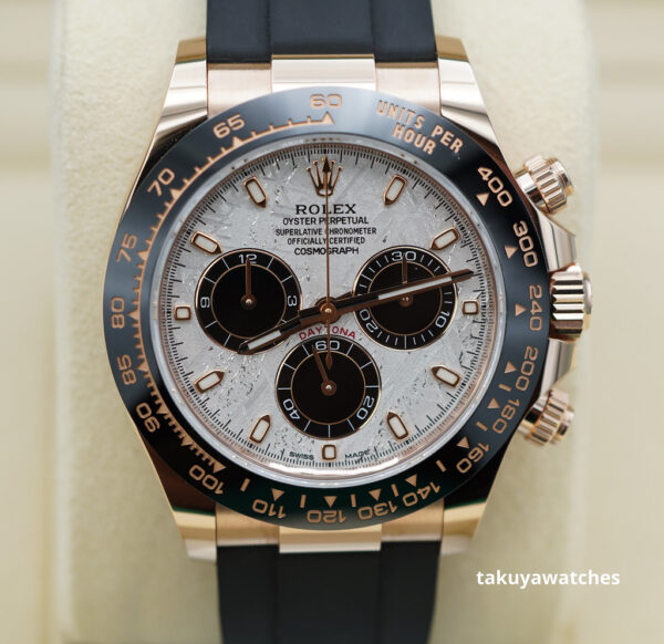 Rolex 116515LN DAYTONA 18K ROSE GOLD METEORITE DIAL 2022 WARRANTY FULL SET