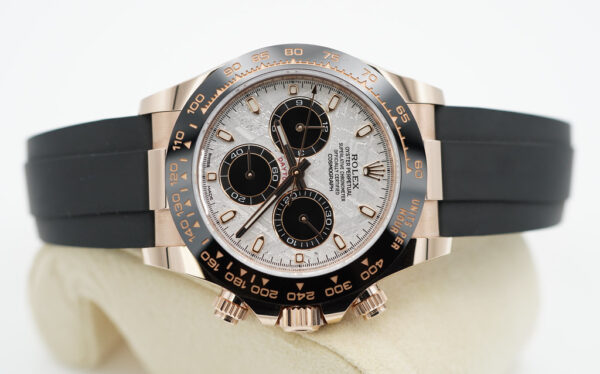 Rolex 116515LN DAYTONA 18K ROSE GOLD METEORITE DIAL 2022 WARRANTY FULL SET - Image 9