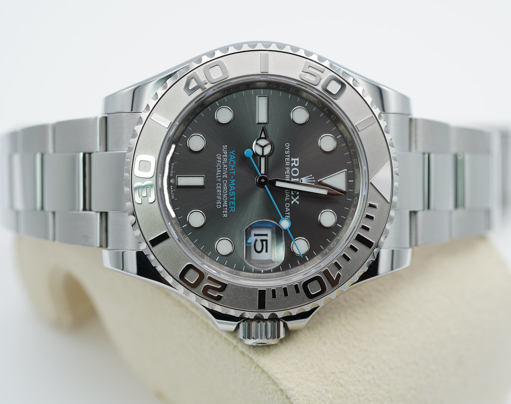 Rolex 126622 YACHTMASTER PLATINUM BEZEL SLATE DIAL 40MM 2023 WARRANTY ...