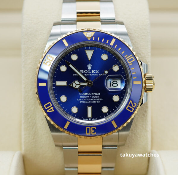 Rolex 126613LB SUBMARINER BLUESY YELLOW GOLD STEEL BLUE DIAL 2022 41MM FULL SET