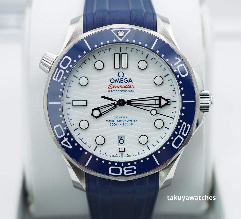 Omega SEAMASTER DIVER 300M TOKYO OLYMPICS 2021 WARRANTY EXTRA STRAP FULL SET Takuya Watches