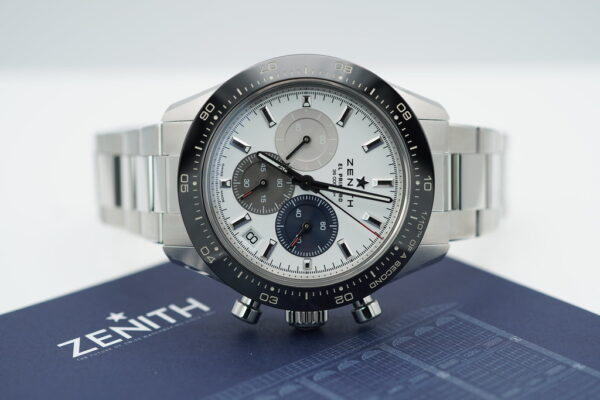 ZENITH CHRONOMASTER SPORT El PRIMERO WHITE TRICOLOR DIAL BRACELET 2021 WARRANTY - Image 9