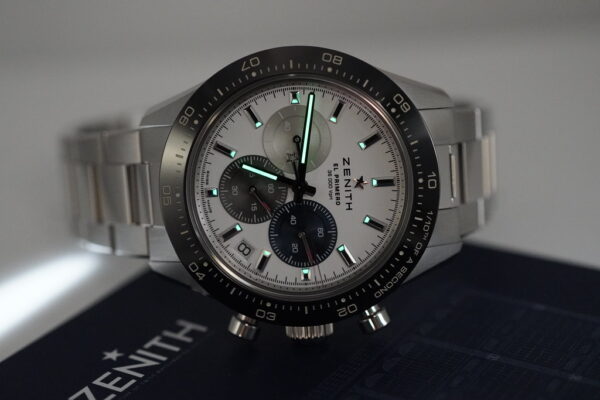 ZENITH CHRONOMASTER SPORT El PRIMERO WHITE TRICOLOR DIAL BRACELET 2021 WARRANTY - Image 11