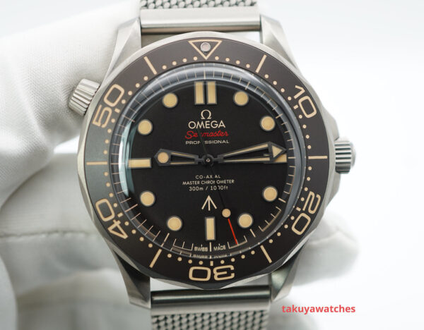 Omega SEAMASTER DIVER 300M 007 JAMES BOND TITANIUM MESH BRACELET FULL SET