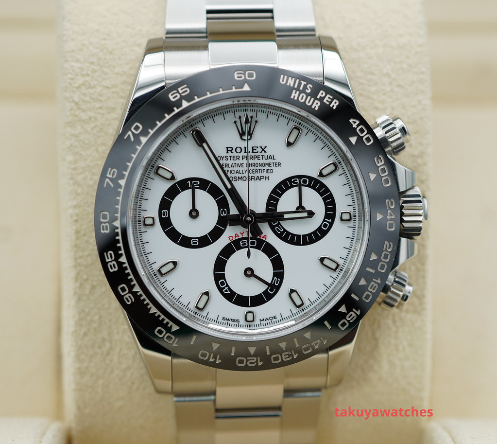 Rolex 116500LN COSMOGRAPH DAYTONA CERAMIC BEZEL WHITE DIAL 2023 ...