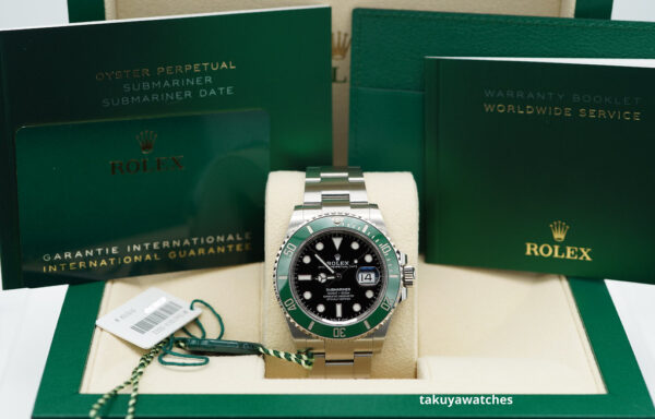 Rolex 126610LV SUBMARINER 41 GREEN BEZEL STARBUCKS 2021 WARRANTY COMPLETE SET - Image 2