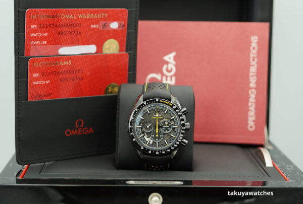 BRAND NEW Omega SPEEDMASTER MOONWATCH APOLLO 8 DARK SIDE OF THE MOON 2024 FULL SET - Image 2