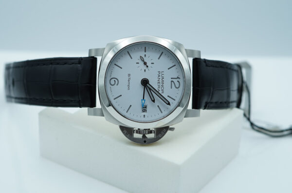 PANERAI PAM 1367 LUMINOR QUARANTA BiTempo WHITE DIAL 2024 WARRANTY FULL SET - Image 9