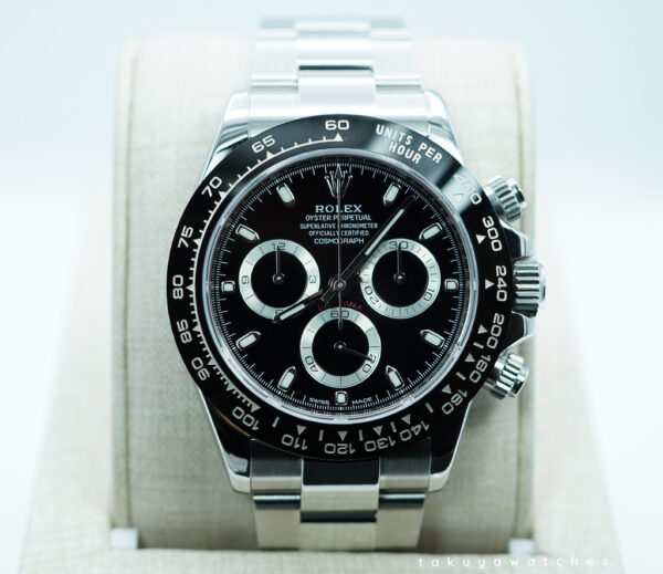 Rolex 116500LN COSMOGRAPH DAYTONA STEEL CERAMIC BEZEL BLACK DIAL 2022 FULL SET