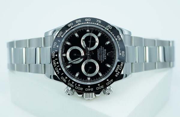 Rolex 116500LN COSMOGRAPH DAYTONA STEEL CERAMIC BEZEL BLACK DIAL 2022 FULL SET - Image 8