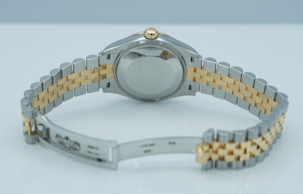 Rolex 278273 DATEJUST 31 YELLOW GOLD STEEL SILVER DIAMOND DIAL JUBILEE BAND FULL SET - Image 8