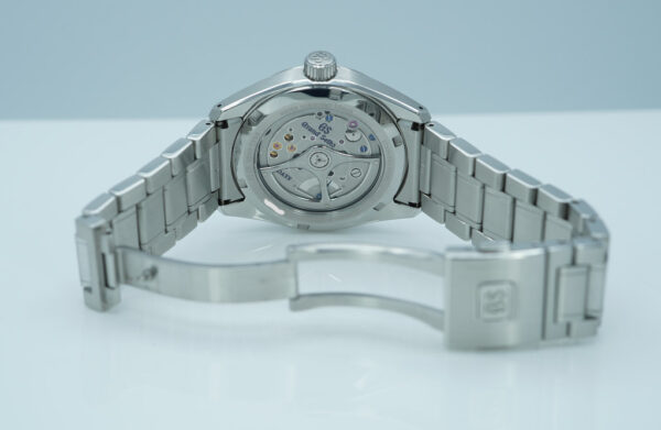 Grand Seiko SLGA009 WHITE BIRCH SPRING DRIVE 5 DAYS 2022 WARRANTY FULL SET - Image 8