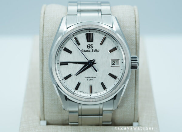 Grand Seiko SLGA009 WHITE BIRCH SPRING DRIVE 5 DAYS 2022 WARRANTY FULL SET