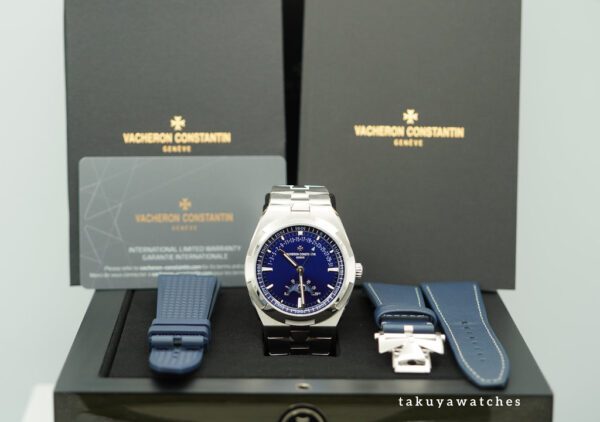 Vacheron CONSTANTIN OVERSEAS 4000V MOONPHASE RETROGRADE DATE BLUE DIAL 2024 FULL SET - Image 2