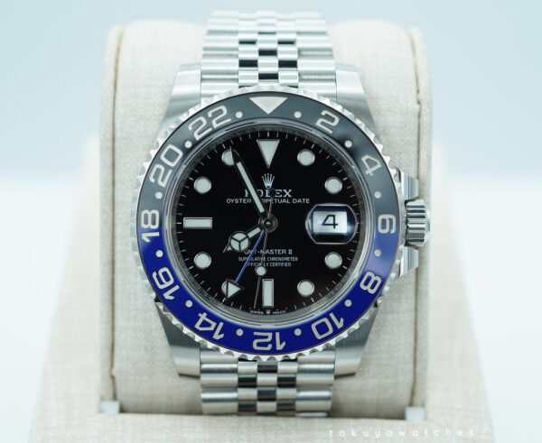 Rolex 126710BLNR GMT MASTER 2 BLACK BLUE BEZEL JUBILEE 2019 COMPLETE SET