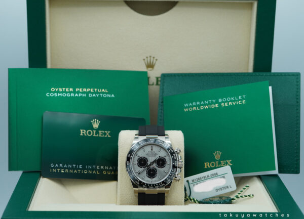 BRAND NEW Rolex 126519LN DAYTONA GHOST WHITE GOLD STEEL DIAL NEW MODEL 2024 FULL SET - Image 2