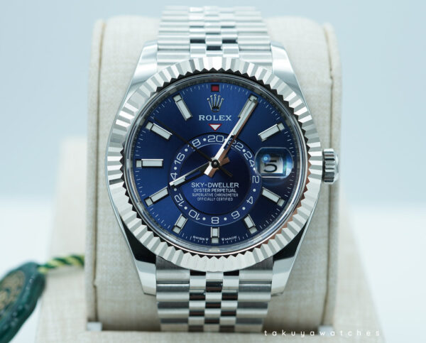 BRAND NEW Rolex 336934 SKY-DWELLER BLUE DIAL JUBILEE BAND NEW MODEL 2024 FULL SET