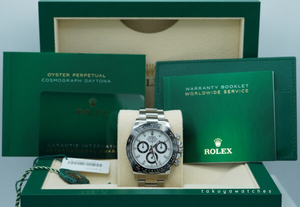 NEW Rolex 116500LN COSMOGRAPH DAYTONA STEEL WHITE PANDA DIAL 2022 COMPLETE SET - Image 2